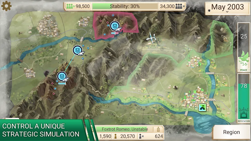 Rebel Inc. [МОД Все открыто] Screenshot 2