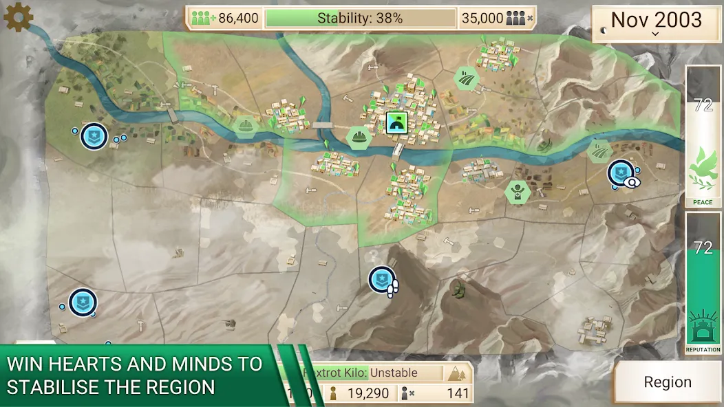 Rebel Inc. [МОД Все открыто] Screenshot 4