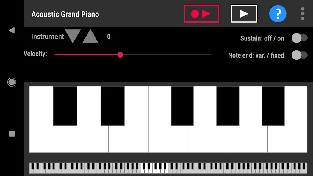 Simple piano with recorder (Симпл пиано с рекордером) [МОД Mega Pack] Screenshot 4