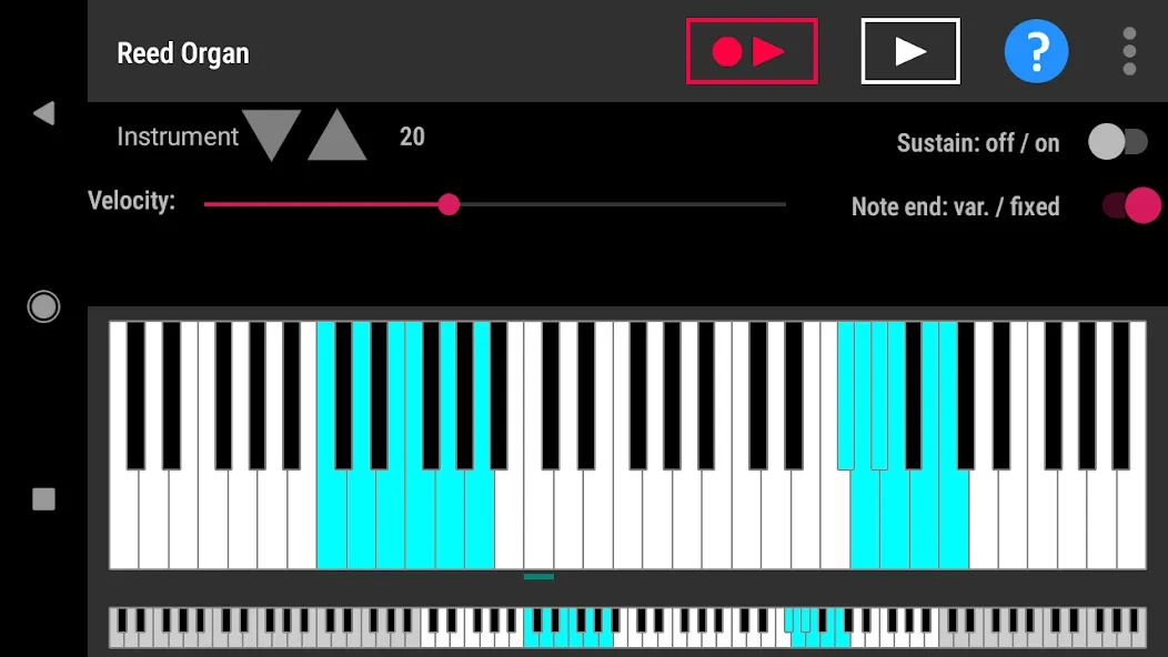 Simple piano with recorder (Симпл пиано с рекордером) [МОД Mega Pack] Screenshot 5