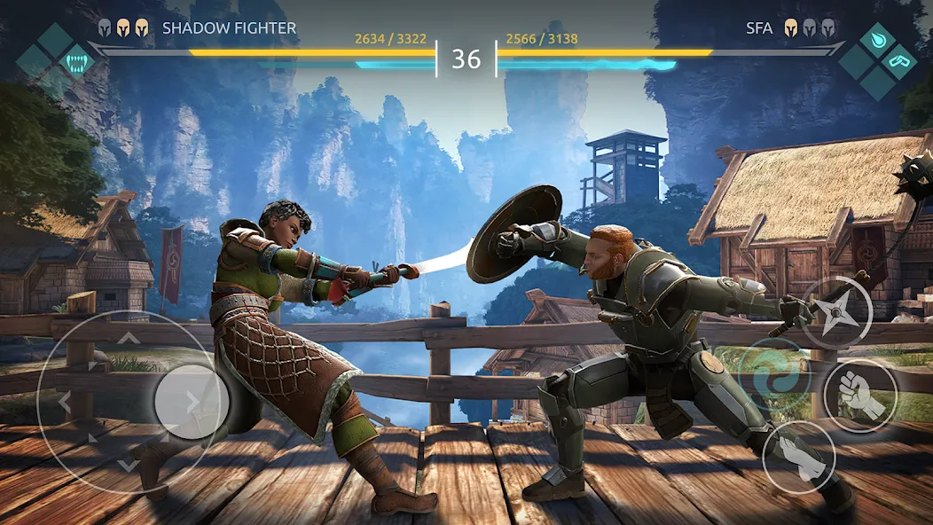 Shadow Fight 4: Arena (Шадоу Файт 4) [МОД Menu] Screenshot 1
