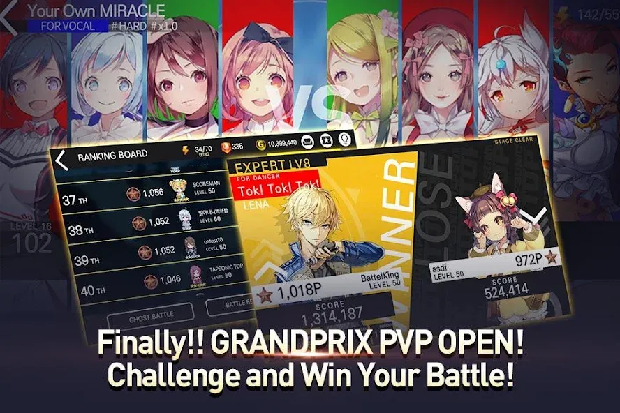 TAPSONIC TOP -Music Grand prix (Тапсоник Топ) [МОД Бесконечные деньги] Screenshot 4