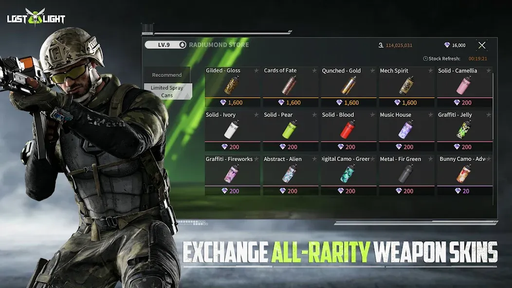 Lost Light: Weapon Skin Treat (Лост Лайт) [МОД Mega Pack] Screenshot 2