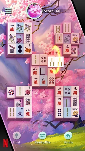 NETFLIX Mahjong Solitaire (НЕТФЛИКС) [МОД Все открыто] Screenshot 4