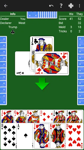 Pinochle - Expert AI (Пиночле) [МОД Много монет] Screenshot 1