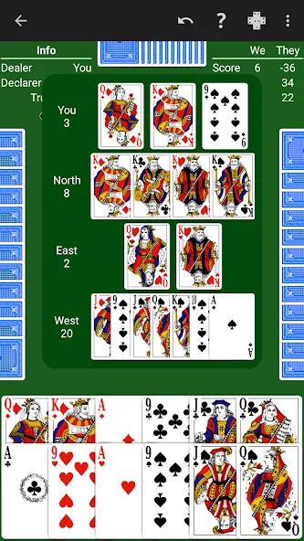 Pinochle - Expert AI (Пиночле) [МОД Много монет] Screenshot 2