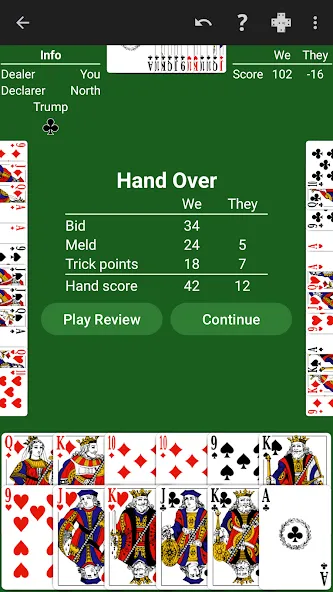 Pinochle - Expert AI (Пиночле) [МОД Много монет] Screenshot 3