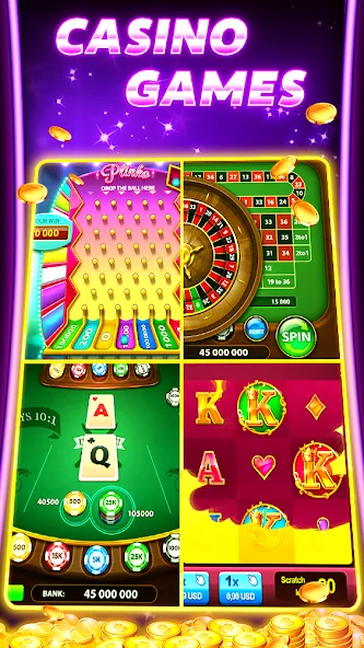 Treasure Slots - Vegas Slots & [МОД Бесконечные монеты] Screenshot 3