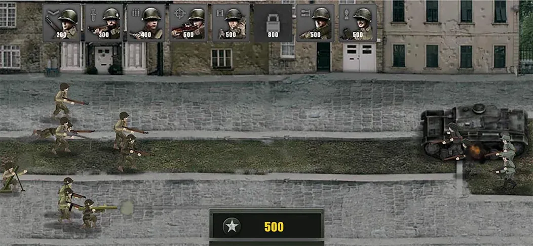 Warfare War Troops (Военное сражение Война Войска) [МОД Много денег] Screenshot 3