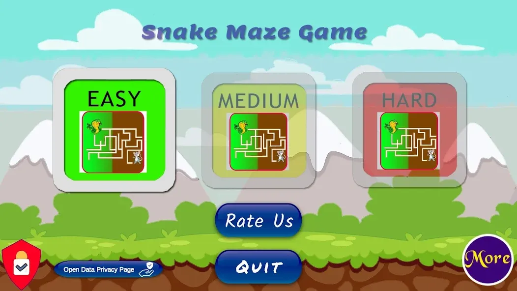 Snake Maze game (Змеиная лабиринтная игра) [МОД Меню] Screenshot 1