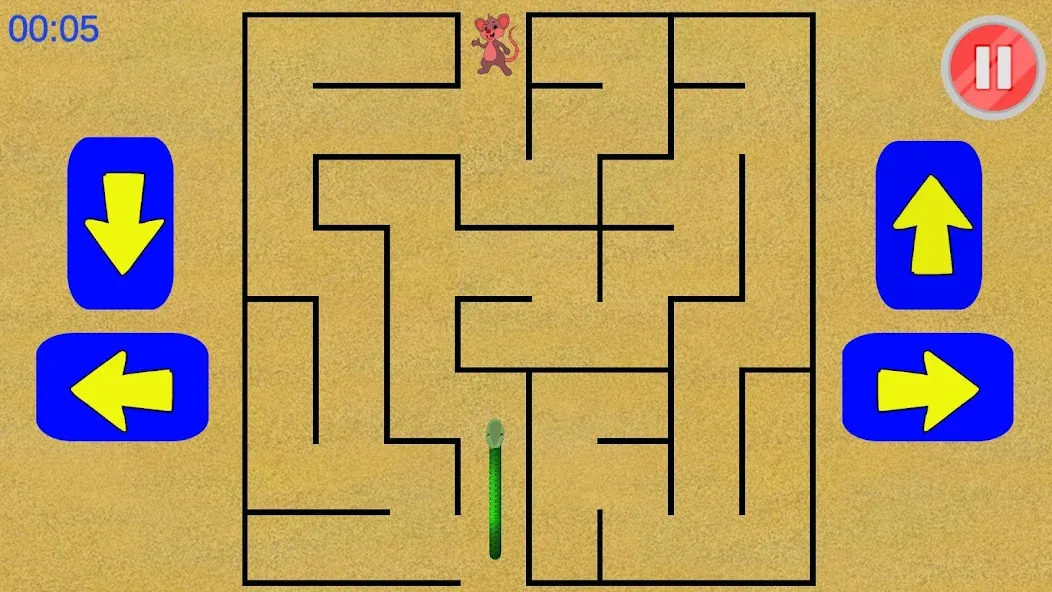 Snake Maze game (Змеиная лабиринтная игра) [МОД Меню] Screenshot 3