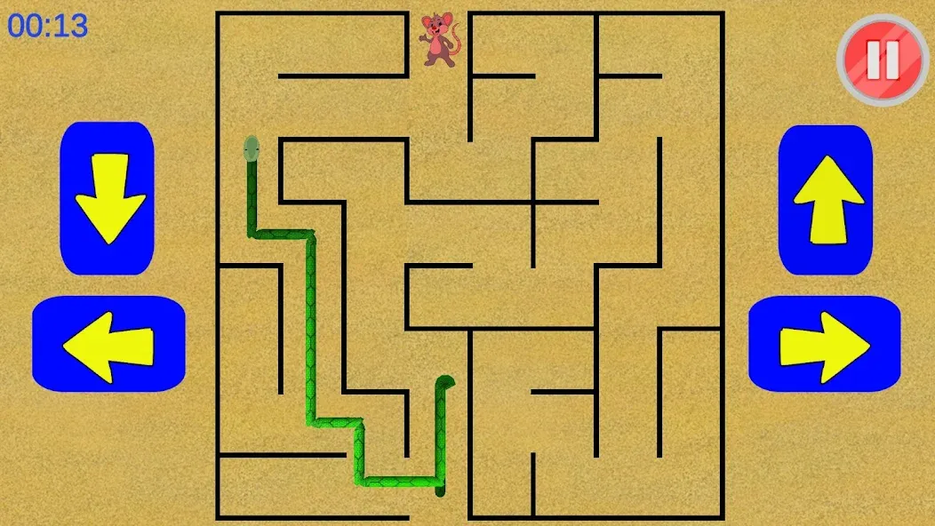 Snake Maze game (Змеиная лабиринтная игра) [МОД Меню] Screenshot 4
