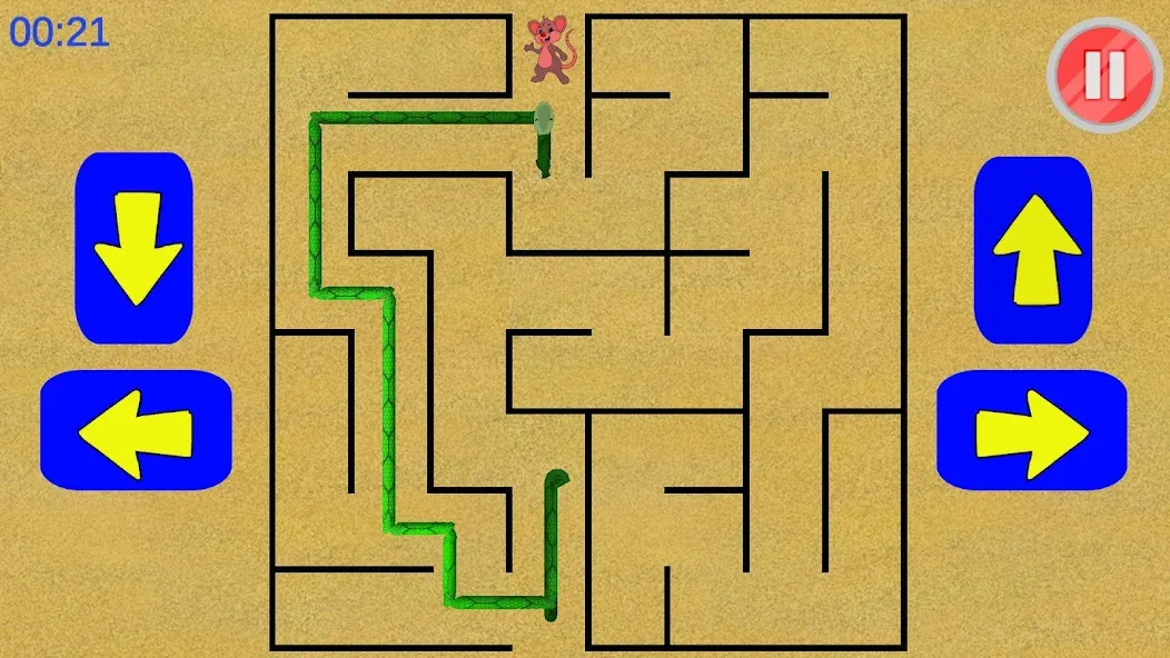 Snake Maze game (Змеиная лабиринтная игра) [МОД Меню] Screenshot 5