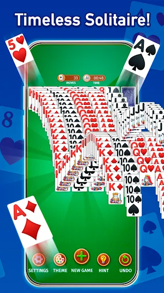 Solitaire: Classic Card Game (Клондайк Солитер) [МОД Бесконечные монеты] Screenshot 3