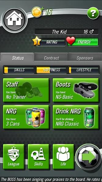 New Star Soccer (Нью Стар Соккер) [МОД Unlimited Money] Screenshot 4