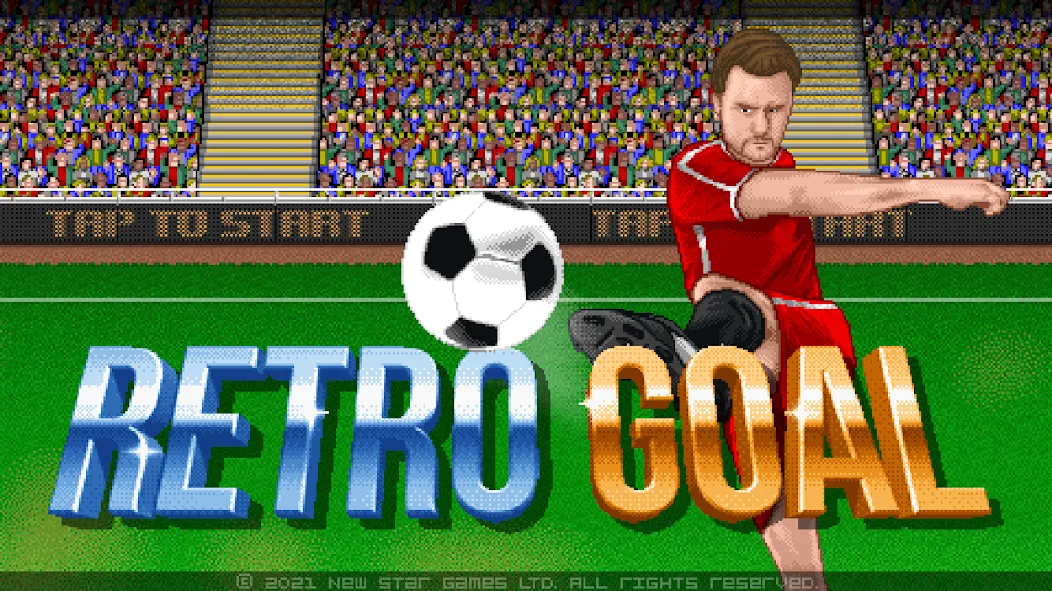 Retro Goal (Ретро Гол) [МОД Бесконечные монеты] Screenshot 1