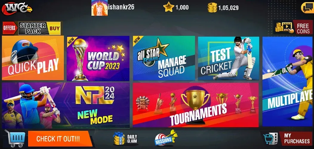World Cricket Championship 2 (Ворлд Крикет Чемпионшип 2) [МОД Unlocked] Screenshot 5