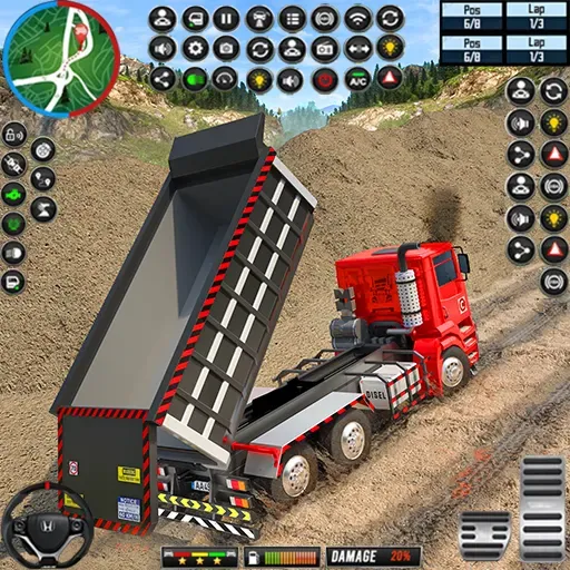 Cargo Truck Driving Truck Game (Ойл трек геймс симулятор 3D) [МОД Unlimited Money] Screenshot 1