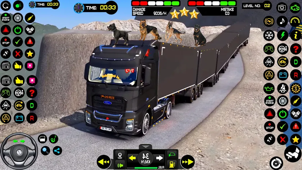 Cargo Truck Driving Truck Game (Ойл трек геймс симулятор 3D) [МОД Unlimited Money] Screenshot 2