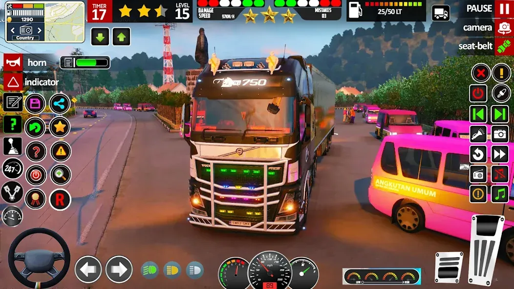 Cargo Truck Driving Truck Game (Ойл трек геймс симулятор 3D) [МОД Unlimited Money] Screenshot 5
