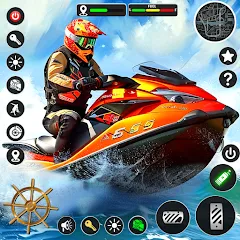 Скачать взломанную Jetski Boat Racing: Boat Games (Джетски Гонки на лодках)  [МОД Бесконечные деньги]