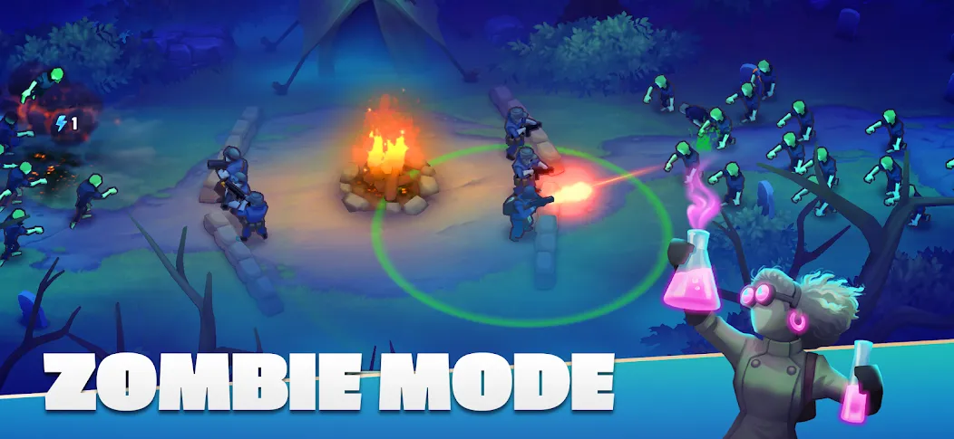 GUNS UP! Mobile War Strategy [МОД Бесконечные деньги] Screenshot 4