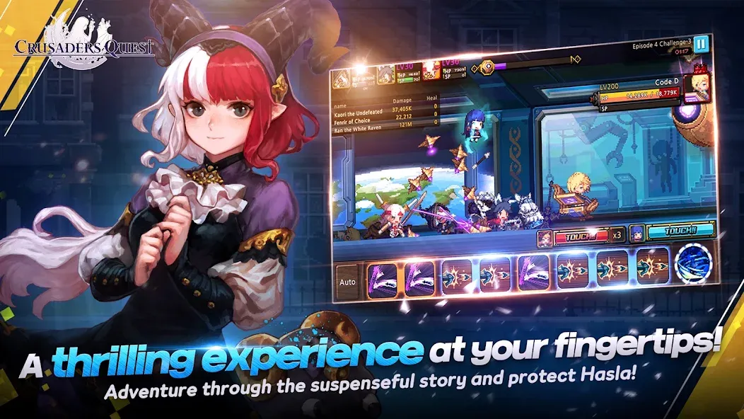 Crusaders Quest (Крузейдерс Квест) [МОД Много монет] Screenshot 2