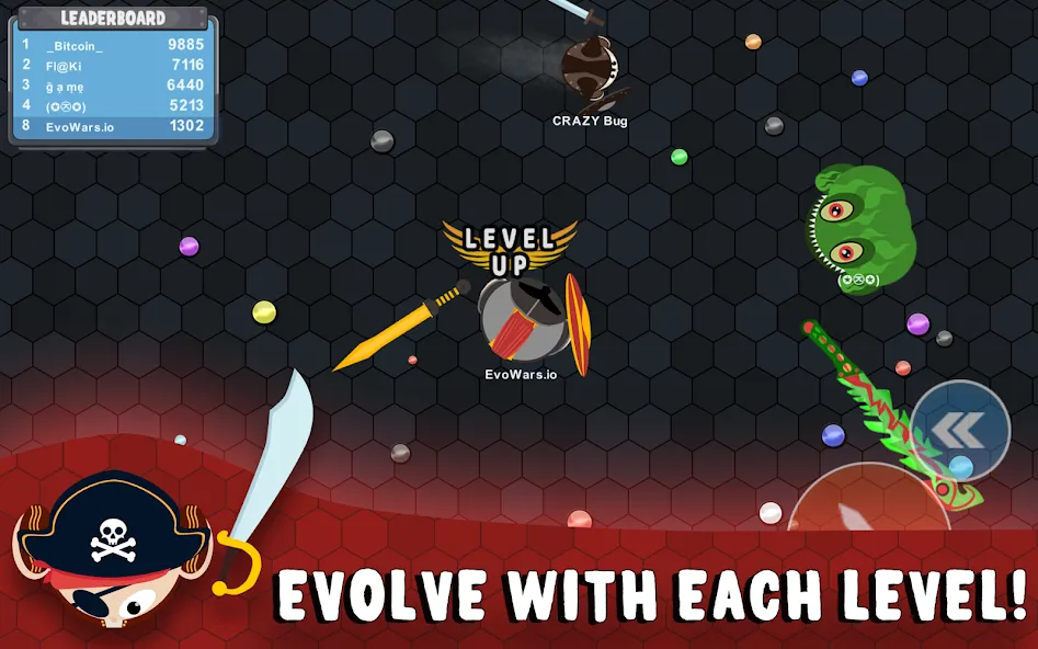 EvoWars.io [МОД Много денег] Screenshot 1