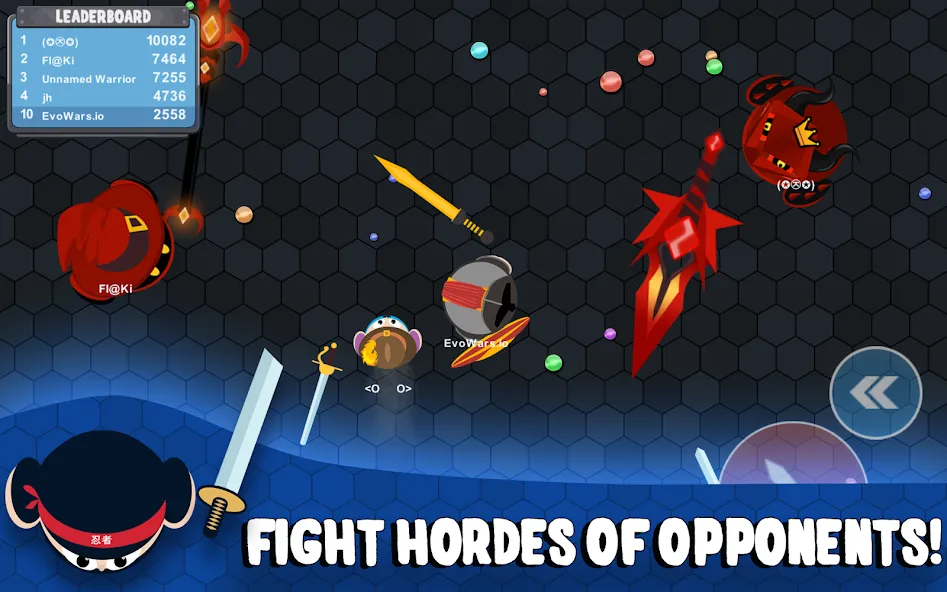 EvoWars.io [МОД Много денег] Screenshot 2