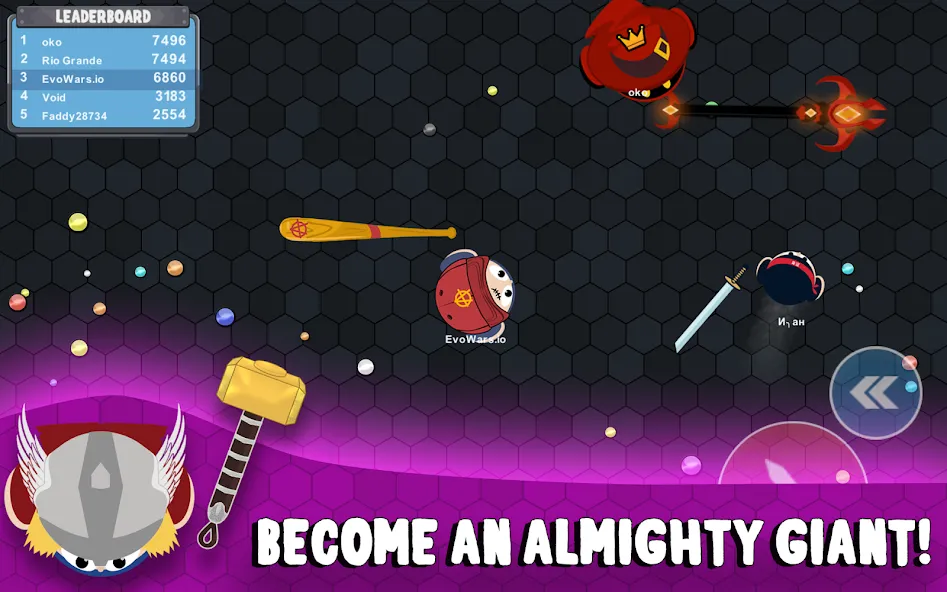 EvoWars.io [МОД Много денег] Screenshot 4