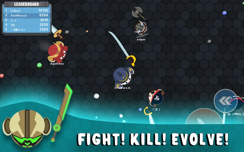 EvoWars.io [МОД Много денег] Screenshot 5