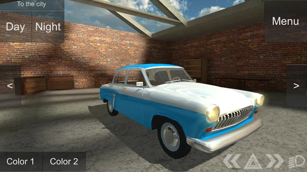 Russian Classic Car Simulator (Русский Классический Автосимулятор) [МОД Бесконечные деньги] Screenshot 1