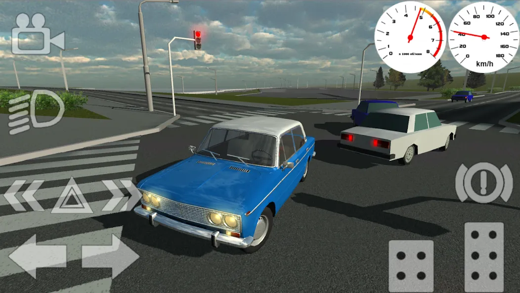 Russian Classic Car Simulator (Русский Классический Автосимулятор) [МОД Бесконечные деньги] Screenshot 4