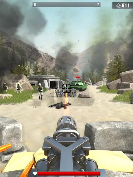Infantry Attack: War 3D FPS (Инфантерийская атака) [МОД Menu] Screenshot 5