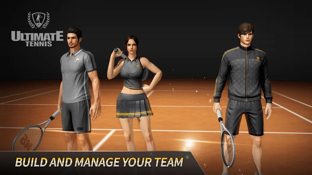 Ultimate Tennis: 3D online spo (Ультимейт Теннис) [МОД Menu] Screenshot 2