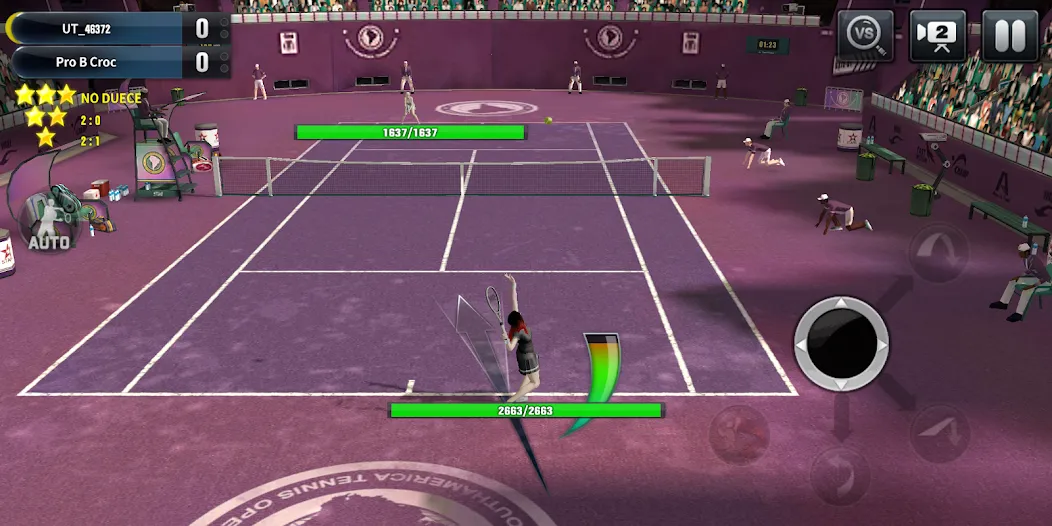 Ultimate Tennis: 3D online spo (Ультимейт Теннис) [МОД Menu] Screenshot 5