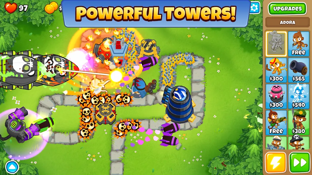 Bloons TD 6 (Блунс ТД 6) [МОД Menu] Screenshot 2