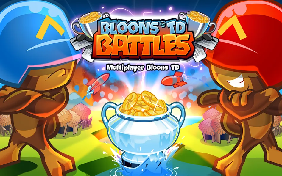 Bloons TD Battles (Блунс ТД Батлз) [МОД Unlimited Money] Screenshot 1