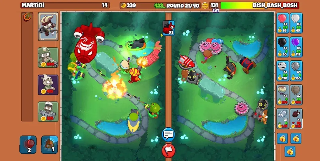 Bloons TD Battles 2 (Блунс ТД Батлс 2) [МОД Много монет] Screenshot 2