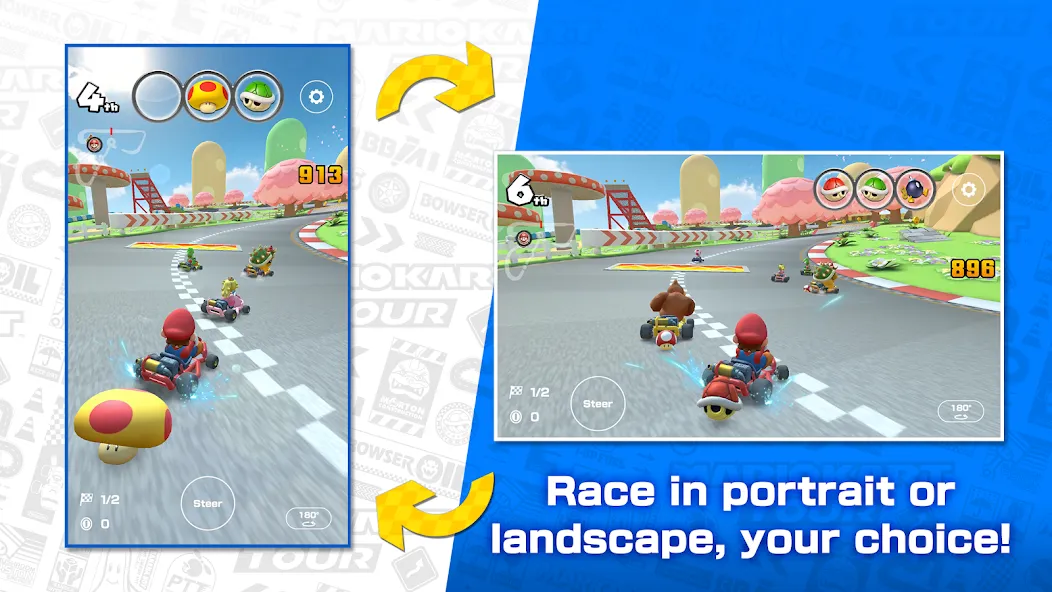 Mario Kart Tour (Марио Карт Тур) [МОД Mega Pack] Screenshot 3