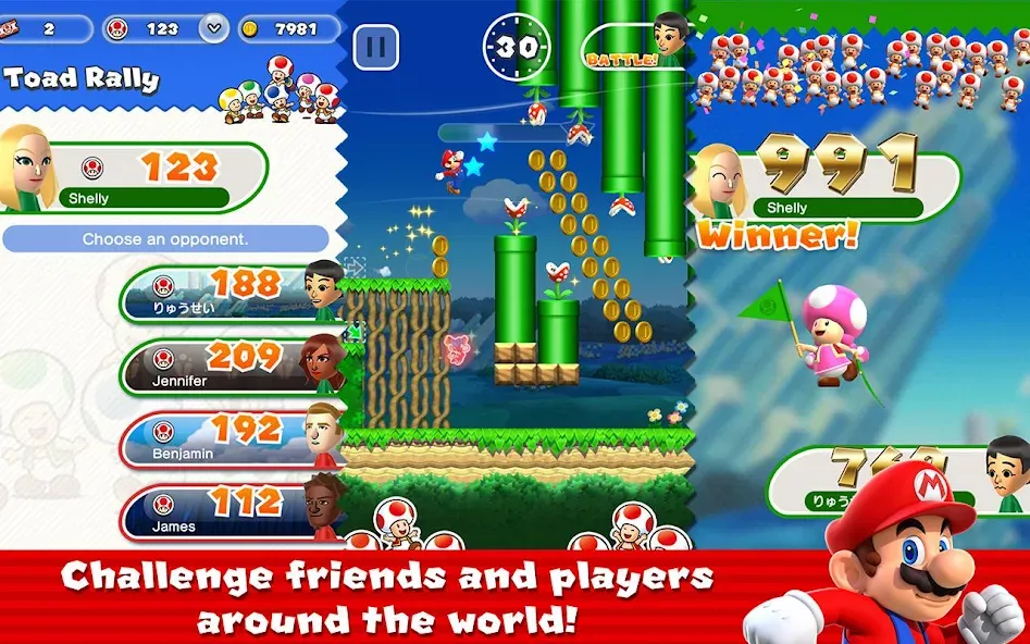 Super Mario Run (упер Марио Ран) [МОД Бесконечные монеты] Screenshot 4