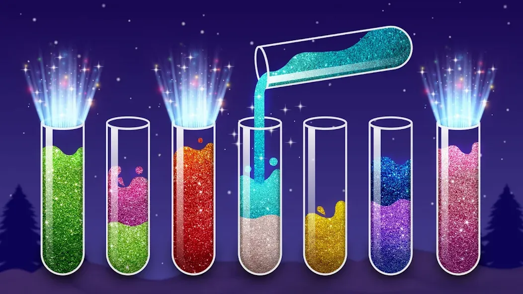 Color Water Sort Wooden Puzzle (Цвет воды Сорт Вуди Пазл) [МОД Много монет] Screenshot 1