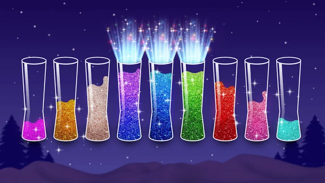 Color Water Sort Wooden Puzzle (Цвет воды Сорт Вуди Пазл) [МОД Много монет] Screenshot 2