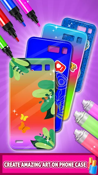 Mobile Phone Case DIY [МОД Бесконечные монеты] Screenshot 1