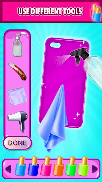 Mobile Phone Case DIY [МОД Бесконечные монеты] Screenshot 5