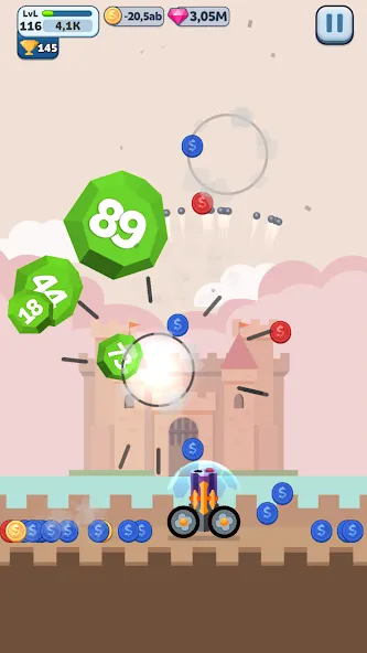 Ball Blast Cannon blitz mania (Балл Бласт Кэннон блиц мания) [МОД Unlocked] Screenshot 5