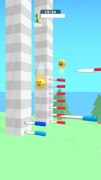 Ball Up: Knife Racing (Болл Ап) [МОД Unlimited Money] Screenshot 2