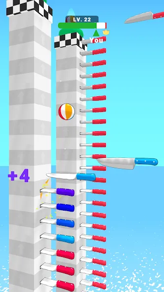 Ball Up: Knife Racing (Болл Ап) [МОД Unlimited Money] Screenshot 3