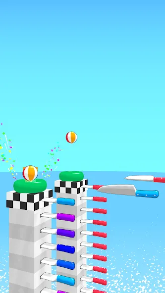 Ball Up: Knife Racing (Болл Ап) [МОД Unlimited Money] Screenshot 4