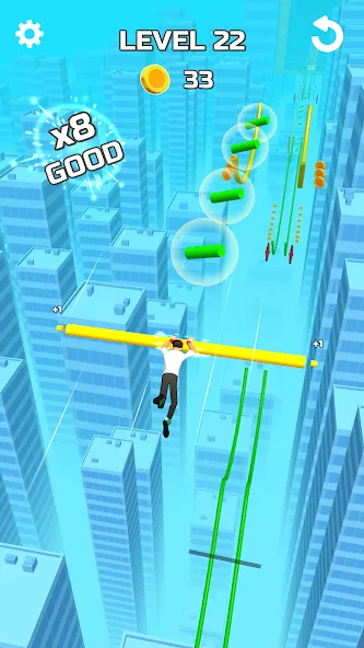 Stunt Rails (тант Рэйлз) [МОД Menu] Screenshot 1